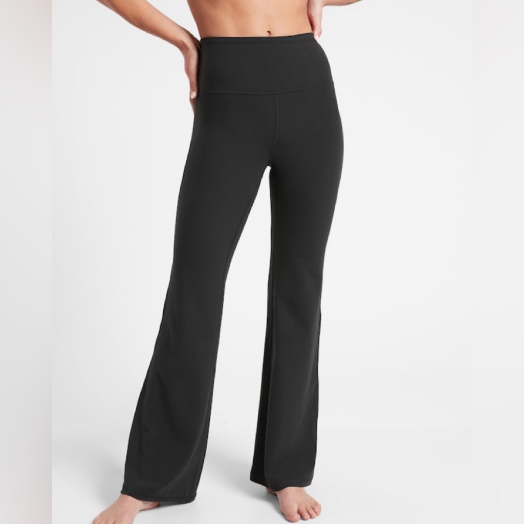 Nwt-Athleta Black Elation Flare Pant, Small